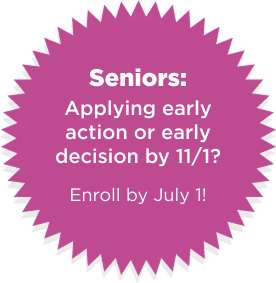 Applying early action or early decision by 11/1? Enroll by August 1!